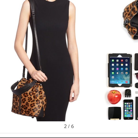 Elizabeth and James Cynnie Haircalf bucket bag - Picture 14 of 16